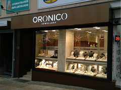 ORONICO Jewellery LED reklama Karlovy Vary