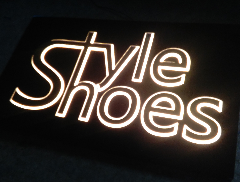 StyleShoes světelná reklama