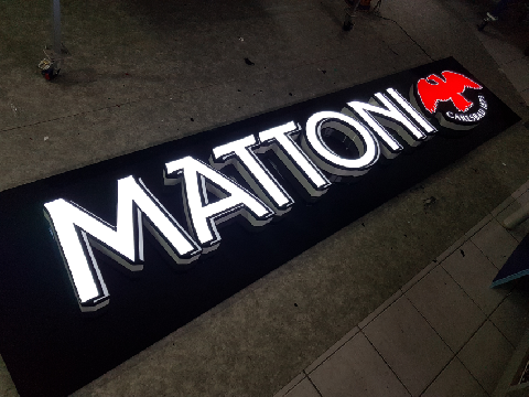 MATTONI LED reklama Karlovy Vary