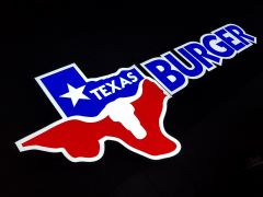 Texas Burger LED reklama Karlovy Vary